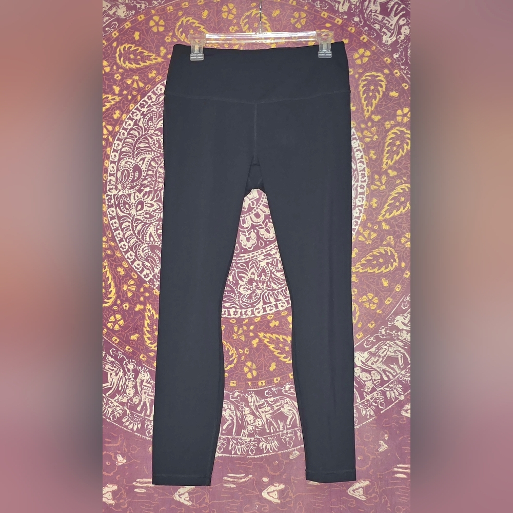 Women’s Yogalicious Lux Leggings Large Black Stretch Activewear Workout Pants
